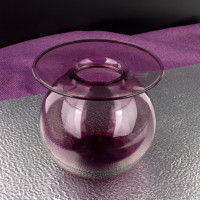 Ваза декоративная, диаметр: 12 см, высота: 11 см, материал: стекло, цвет: фиолетовый, серия Tete a tete, IVV (Italy), Италия_00806770061913926152.jpg