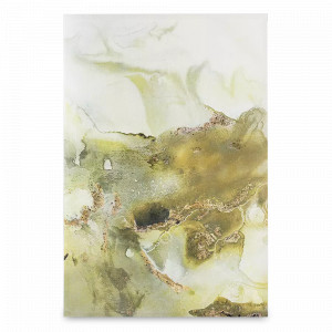 Панно декоративное Utopia sage, 60 х 90 см, холст, дерево, серия Art, BERGENSON BJORN, Великобритания, Предметы интерьера