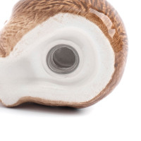 Емкость для соли или перца «Еж с листом», 21 х 15 см, керамика, коричневый, серия Autumn Forest, ANNA LAFARG, Китай_00820380047734971412.jpg