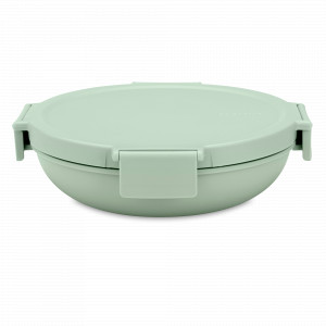 Ланч-бокс круглый, 21.5 см, 1 л, пластик, мятный, серия Make &amp; Take, BRABANTIA, Бельгия, Ланч-боксы