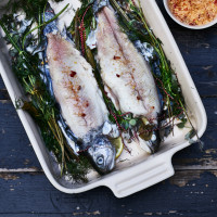 Блюдо для запекания Classic, 32 х 24 см, керамика, серый, серия Mist Grey, LE CREUSET, Франция_00806410038273274894.jpg