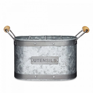 Емкость для кухонных принадлежностей, 27,5 х 11 х 17 см, сталь, серия Industrial Kitchen, KITCHEN CRAFT, Великобритания, Kitchen Craft Industrial Kitchen