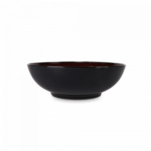 Салатник Red, 22 см, 1 л, керамика, красный, черный, ROOMERS TABLEWARE, Нидерланды, Салатники, чаши сервировочные