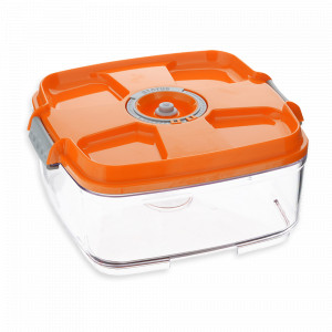 Контейнер вакуумный, объем: 2 л, материал: тритан, цвет: оранжевый, серия SQ-20, STATUS, Словения, STATUS (Словения)