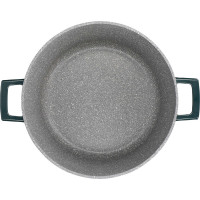 Кастрюля с крышкой низкая, 4 л, 28 см, литой алюминий, зеленый, серия MasterClass, KITCHEN CRAFT, Великобритания_00817710056829903399.jpg