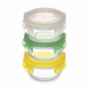 Набор из 3-х контейнеров для запекания и хранения, боросиликатное стекло, мультиколор, SMART SOLUTIONS, Россия, SMART SOLUTIONS (Россия)