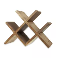 Подставка -полка на 4 бутылки, дуб, коричневый, UNECA, Россия, 