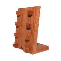 Подставка для 4-х ножей HKS0204ON, материал: дерево дуб, WOODINHOME, Россия