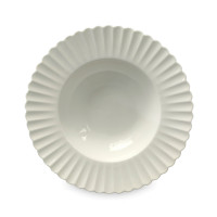 Тарелка для пасты White, 24.5 см, фарфор, белый, серия Lynns, ROOMERS TABLEWARE, Великобритания
