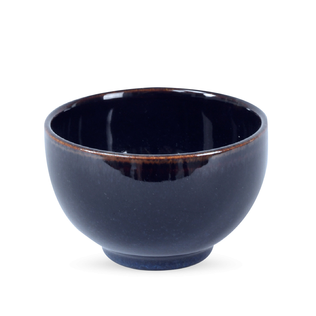 Салатник 14,5 см, керамика, синий, серия Tourron, JARS, Франция