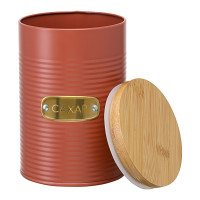 Банка для хранения сахара, 1.3 л, углеродистая сталь, бамбук, терракота, серия Irmel, SMART SOLUTIONS, Россия_00817550041003445727.jpg