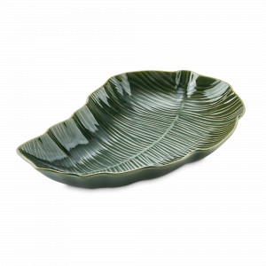 Блюдо сервировочное Jardin, 31.5 см, керамика, зеленый, серия Mikasa Hampton, KITCHEN CRAFT, Великобритания, Блюда сервировочные