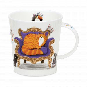 Кружка «Королевская рыжая кошка», 320 мл, костяной фарфор, декор, серия Lomond, DUNOON, Великобритания, DUNOON (Великобритания)