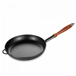 Сковорода , 28 см, чугун, черный, STAUB, Франция, STAUB (Франция)