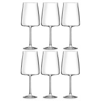 Набор из 6-ти бокалов для вина, 650 мл, хрустальное стекло, серия Essential, RCR, Италия