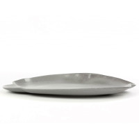 Тарелка десертная Grey, 14.2 см, каменная керамика, серый, серия Shell, ROOMERS TABLEWARE, Нидерланды_00816730047442012144.jpg
