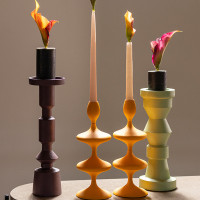 Подсвечник на одну свечу, 30 см, металл, оливковый, серия Vivlend, BERGENSON BJORN, Великобритания_00813860063855833135.jpg