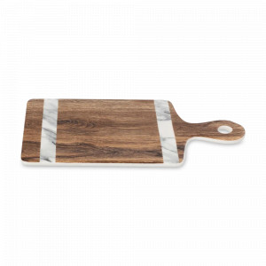 Доска сервировочная , 25 х 14 см, фарфор, дерево, серия Wood &amp; Marble, HOME &amp; STYLE, Китай, HOME & STYLE (Италия)