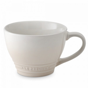 Чашка для капучино, 400 мл, керамика, цвет: меренга, серия Meringue, LE CREUSET, Франция, Скидка -15% на Le Creuset