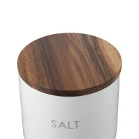 Банка для хранения, 400 мл, керамика, акация, белый, SMART SOLUTIONS, Россия_00810620043588716470.jpg