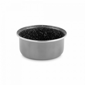 Ковш без ручки, 16 см, сталь, стеклоэмаль, черный, серия Click &amp; Space, VITRINOR, Испания, Ковшики для индукционной плиты