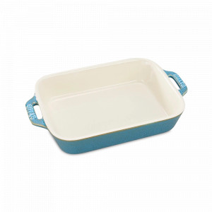 Форма для запекания, 20 х 16 см, керамика, бирюзовый, серия La Cocotte, STAUB, Франция, STAUB (Франция)