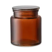 Банка для хранения Amber, 535 мл, стекло, янтарный, серия Bath, BERGENSON BJORN, Великобритания, 