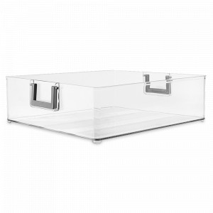 Органайзер для холодильника с ручками  Keep in, размер L, 36.8 х 31.8 х 10.5 см, термопластик, SMART SOLUTIONS, Россия, Органайзеры для хранения