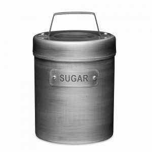 Банка для хранения, 17 х 11 см, металл, серый, серия Industrial Kitchen, KITCHEN CRAFT, Великобритания, Kitchen Craft Industrial Kitchen