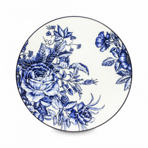 Тарелка подстановочная, 30.5 см, фарфор, белый, декор, HOMEFEEL, Россия, Тарелки подстановочные