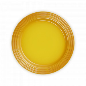Тарелка десертная, 22 см, каменная керамика, желтый, серия Nectar, LE CREUSET, Франция, Тарелки круглые
