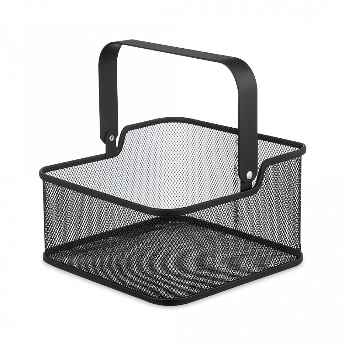 Корзина для хранения квадратная Ferrant, 20.3 х 20.3 х 11.5 см, металл, черный, BERGENSON BJORN, Великобритания