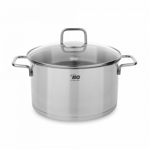 Кастрюля с стеклянной крышкой, 5,8 л,  диаметр 24 см, нержавеющая сталь, серия Citrin, ELO, Германия, ELO (Германия)