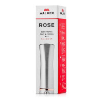 Мельница для соли и перца электрическая Rose, 21,5 см, нержавеющая сталь, стальной, WALMER, Великобритания_00812230036765171121.jpg