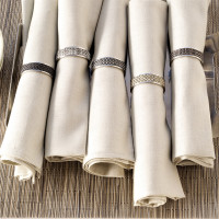 Кольцо для салфеток Linen, серия Stainless steel, CHILEWICH, США_00776910064375635884.jpg