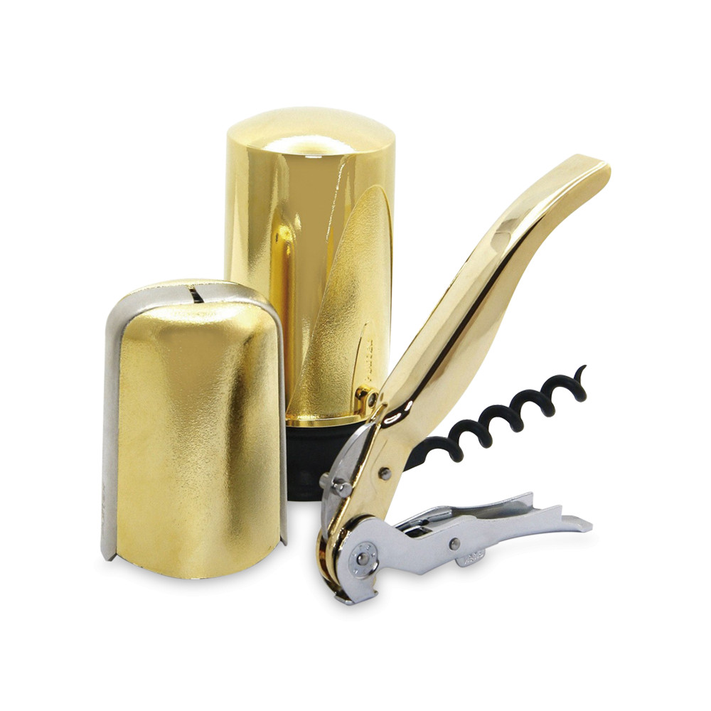 Набор подарочный, нержавеющая сталь, пластик, золотистый, PULLTEX, Испания