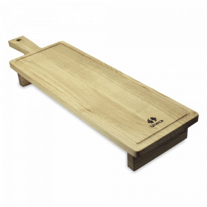 Доска сервировочная на ножках большая дубовая, коричневый, UNECA, Россия, UNECA (Россия)