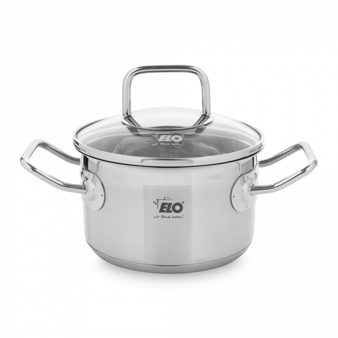 Кастрюля со стеклянной крышкой, 14 см, 1.1 л, серия Profi Duo Therm, ELO, Германия