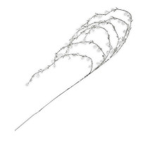 Украшение ветка декоративная Кристальная ива, 1.1 м, акрил, бумага, серебристый, серия Event, ANNA LAFARG, Китай