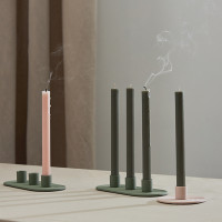 Набор из 2-х свечей, 24.5 см, зеленый, серия Edge, TKANO, Россия_00818870054259771593.jpg