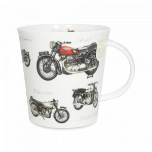 Кружка «Мотоциклы», 480 мл, костяной фарфор, декор, серия Cairngorm, DUNOON, Великобритания, DUNOON (Великобритания)