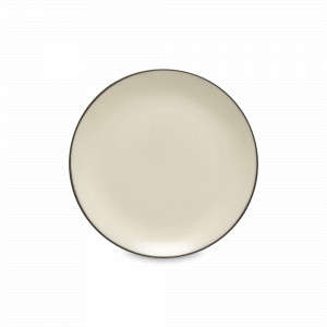 Тарелка закусочная Salt, 21 см, керамика, бежевый, серия Stacked Organic, COSTA NOVA, Португалия, Тарелки десертные