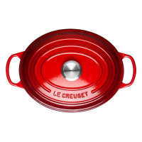 Чугунная эмалированная утятница овальная, 4,1 л, 27 см, красный, LE CREUSET, Франция_00797450035031134513.jpg