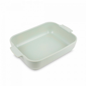 Форма для запекания прямоугольная, 32 х 20 см, 2.7 л, керамика, светло-зеленый, серия Sage Green, PEUGEOT CERAMIC, Франция, Скидка до -35% на PEUGEOT CERAMIC