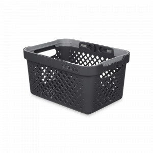 Корзина, 5,25 л, 26 х 19,1 х 13,7 см, пластик, черный, серия Home, SISTEMA, Новая Зеландия, Посуда для пикника
