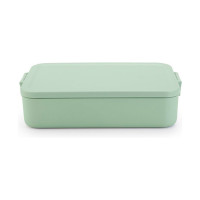 Ланч-бокс Bento большой, 25.5 х 16.7 см, пластик, мятный, серия Make & Take, BRABANTIA, Бельгия_00812680051475467693.jpg