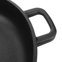 Сотейник с двумя ручками с антипригарным покрытием, 28 см, литой алюминий, черный, серия Supreme, OLYMPIA, Италия_00820690062636301855.jpg
