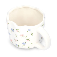 Кружка Нежные цветы, 460 мл, керамика, молочный, декор, серия Mint flowers, ANNA LAFARG, Китай_00822260032673871518.jpg