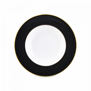 Тарелка суповая, 23.5 см, фарфор, черный, серия Максим, MIX&amp;MATCH HOME, Китай, MIX & MATCH (Народная Республика Бангладеш)