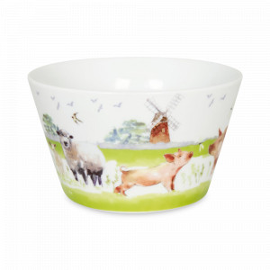 Салатник порционный «Домашние животные», 525 мл, фарфор, белый, декор, KOENITZ, Германия, Сервировка KOENITZ